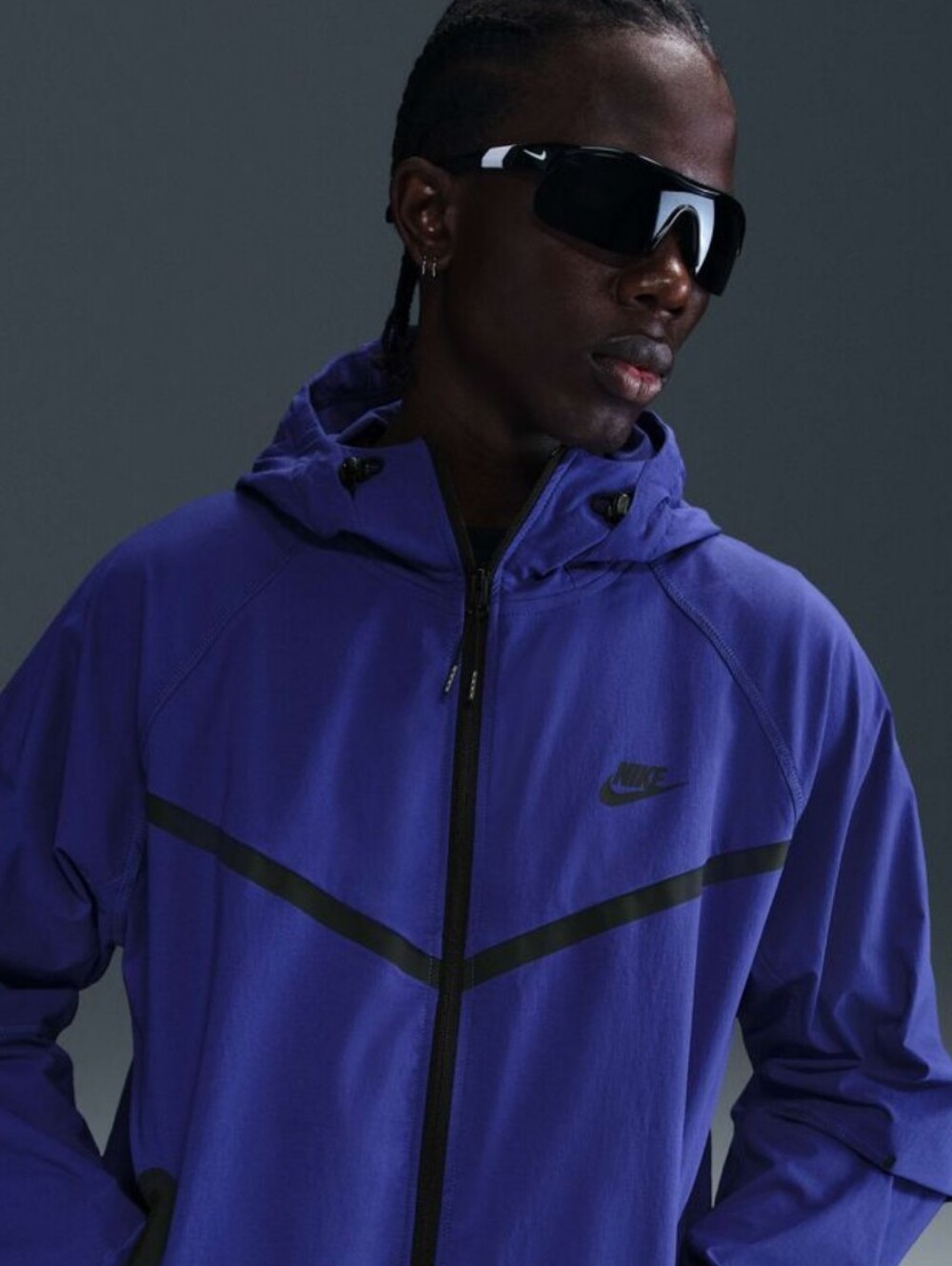 Nike Tech Woven Windrunner Full-Zip Jacket ~ Deep Night HM7151-539 Men's: L *NWT